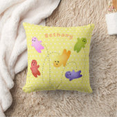 かわいいゼリーベビーキャンディースイーツ漫画 クッション (ブランケット)