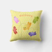 かわいいゼリーベビーキャンディースイーツ漫画 クッション (裏面)