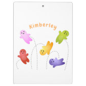 かわいいゼリーベビーキャンディースイーツ漫画 クリップボード (裏面)