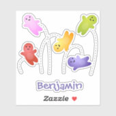 かわいいゼリーベビーキャンディースイーツ漫画 シール (シート)