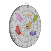 かわいいゼリーベビーキャンディースイーツ漫画 ダーツボード (正面左)