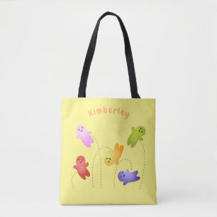 かわいいゼリーベビーキャンディースイーツ漫画 トートバッグ
