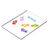 かわいいゼリーベビーキャンディースイーツ漫画 ノートブック (左側)