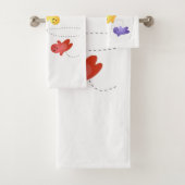 かわいいゼリーベビーキャンディースイーツ漫画 バスタオルセット (インサイチュ)