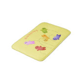 かわいいゼリーベビーキャンディースイーツ漫画 バスマット (アングル)