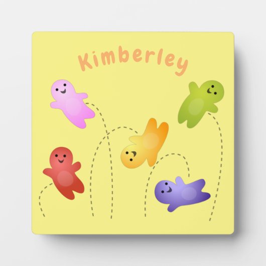 かわいいゼリーベビーキャンディースイーツ漫画 フォトプラーク (正面)