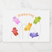 かわいいゼリーベビーキャンディースイーツ漫画 フードラベル (シングルラベル)