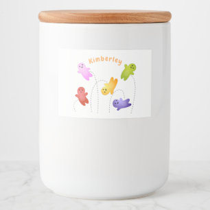 かわいいゼリーベビーキャンディースイーツ漫画 フードラベル