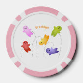 かわいいゼリーベビーキャンディースイーツ漫画 ポーカーチップ (裏面)