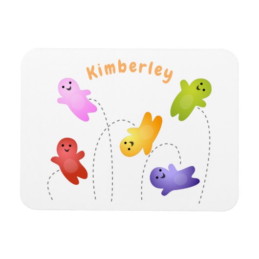 かわいいゼリーベビーキャンディースイーツ漫画 マグネット (横)