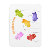 かわいいゼリーベビーキャンディースイーツ漫画 マグネット (縦)