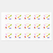 かわいいゼリーベビーキャンディースイーツ漫画 ラベル (シート)