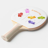かわいいゼリーベビーキャンディースイーツ漫画 卓球ラケット (正面アングル)