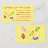 かわいいゼリーベビーキャンディースイーツ漫画 名刺 (正面/裏面)