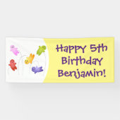 かわいいゼリーベビーキャンディースイーツ漫画 横断幕 (横)