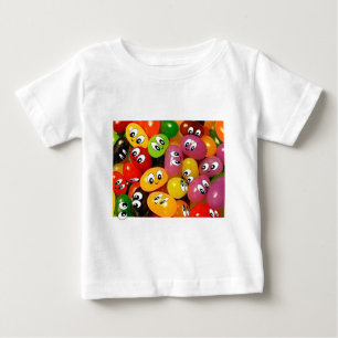 かわいいゼリー菓子 ベビーTシャツ