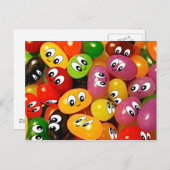 かわいいゼリー豆 ポストカード (正面/裏面)