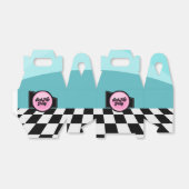 かわいいソックホップ50年代パーティー フェイバーボックス (折り畳みなし)