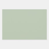 かわいいソフトカラーパステルミニマルラッピング紙 ラッピングペーパーシート (正面3)