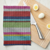 かわいいソフトトレンディーニットのウール効果の暖かい冬 キッチンタオル (四つ折り)