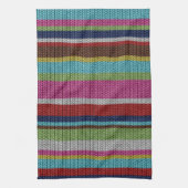 かわいいソフトトレンディーニットのウール効果の暖かい冬 キッチンタオル (縦)