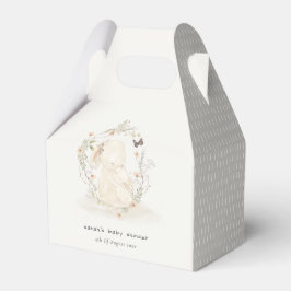 かわいいソフトベビームーブニーフローラリースベビーシャワー フェイバーボックス