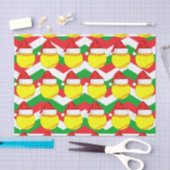 かわいいソフトボールサンタハットクリスマスティッシュペーパー 薄葉紙 (クラフト)