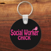 かわいいソーシャルワーカー キーホルダー (正面)