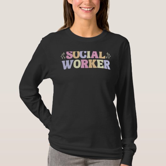 かわいいソーシャルワーカー Tシャツ (正面)
