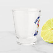 かわいいソーシャルワーク引用文ソーシャルワーカー ショットグラス (左)