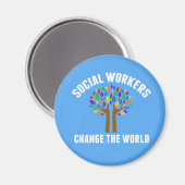 かわいいソーシャルワーク引用文 マグネット (正面/裏面)