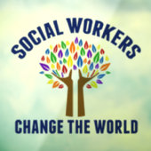 かわいいソーシャルワーク感動的引用文ソーシャルワーカー ウィンドウサイン (シート3)