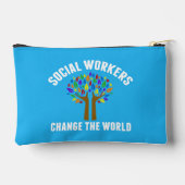 かわいいソーシャルワーク感動的引用文 アクセサリーポーチ (裏面)