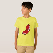 かわいいソーセージ Tシャツ (正面フル)