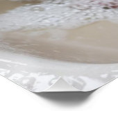 かわいいソーピーぬれた子犬のバスポスターのウォールアート ポスター (コーナー)