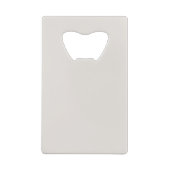 かわいいゾウとキリンの巨人の模様 クレジットカード栓抜き (裏面)