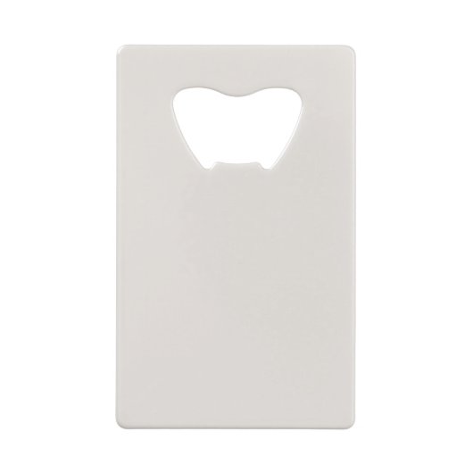 かわいいゾウとキリンの巨人の模様 クレジットカード栓抜き (裏面)