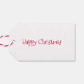 かわいいゾウとメルカットのクリスマスギフトタグ ギフトタグ (裏面横)