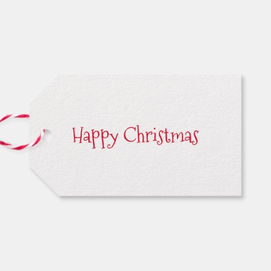 かわいいゾウとメルカットのクリスマスギフトタグ ギフトタグ (裏面横)