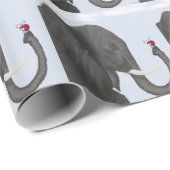 かわいいゾウと可愛いレディバグ ラッピングペーパー (ロールコーナー)