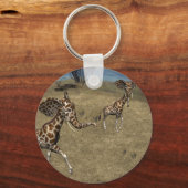 かわいいゾウのキリン キーホルダー (正面)