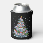 かわいいゾウのクリスマスツリー 缶クーラー (缶正面)