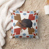 かわいいゾウのシュリーウおもしろいパタカラフルーン クッション (ブランケット)