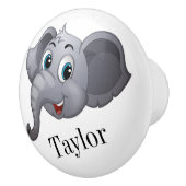 かわいいゾウのノブ セラミックノブ (右)