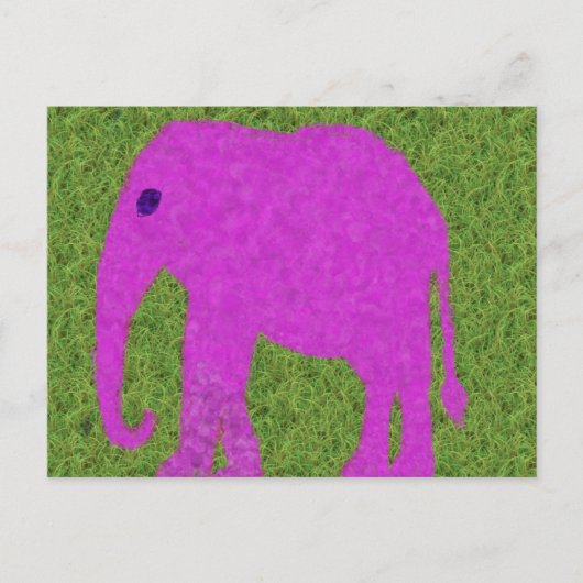 かわいいゾウのポストカード ポストカード (正面)