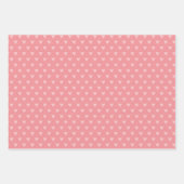 かわいいゾウのロミオとジュリエットロマンチックなラブピンク ラッピングペーパーシート (正面2)