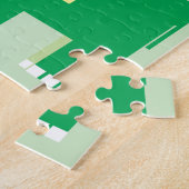 かわいいゾウの子供6人 ジグソーパズル (側面)