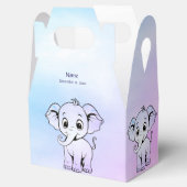 かわいいゾウの愛玩箱 フェイバーボックス (オープン)