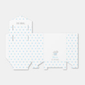 かわいいゾウ1thバースデーブルーお願いボックス フェイバーボックス (折り畳みなし)