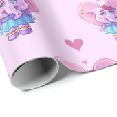 かわいいゾウ ラッピングペーパー (ロールコーナー)